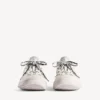 Hamptons-sneakers för män i medium slitet utförande i beige/grönt Hamptons-sneakers för män i medium slitet utförande i beige/grönt