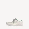 Hamptons-sneakers för män i medium slitet utförande i beige/grönt Hamptons-sneakers för män i medium slitet utförande i beige/grönt