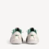 Hamptons-sneakers för män i medium slitet utförande i beige/grönt Hamptons-sneakers för män i medium slitet utförande i beige/grönt
