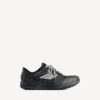Hamptons-sneakers för män i svart med sliten look