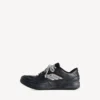 Hamptons-sneakers för män i svart med sliten look