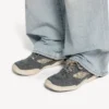Hamptons-sneakers i denim för herr i blått/benvitt Hamptons-sneakers i denim för herr i blått/benvitt