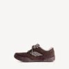 Hamptons-sneakers i mocka för herr i mörkbrunt/grått