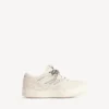 Hamptons-sneakers med plattform i mocka för damer i beige/svart Hamptons-sneakers med plattform i mocka för damer i beige/svart