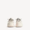 Hamptons-sneakers med plattform i mocka för damer i beige/svart Hamptons-sneakers med plattform i mocka för damer i beige/svart