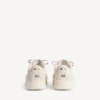 Hamptons-sneakers med plattform i mocka för damer i beige/svart Hamptons-sneakers med plattform i mocka för damer i beige/svart