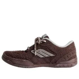 Hamptons Suede Sneaker ”Dark Brown Grey” 841765WHPSU2290WHITE