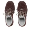 Hamptons Suede Sneaker ”Dark Brown Grey” 841765WHPSU2290WHITE