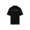 Handritad Balenciaga-T-shirt ”Black” 641675TNVE71197