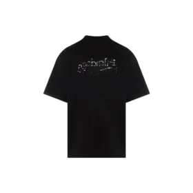 Handritad Balenciaga-T-shirt ”Black” 641675TNVE71197