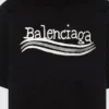 Handritad Balenciaga-T-shirt ”Black” 641675TNVE71197