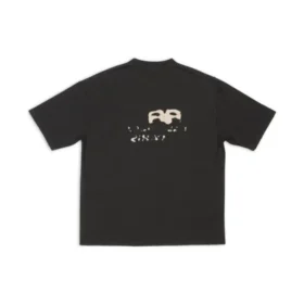 Handritad BB Icon-T-shirt, medium passform, ”svart” 612966TNVN41059