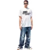 Handritad BB Icon-T-shirt, medium passform, ”White Black” 612966TNVN49040