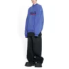 Handritad Political Campaign-oversized-tröja ”Blue” 720428TNVE84119