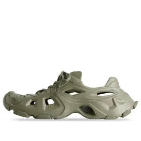 HD Sneakers med snörning och utskärningar ”Olive Green” 702421W3CES3500