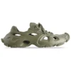 HD Sneakers med snörning och utskärningar ”Olive Green” 702421W3CES3500