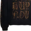 Heavy Metal-luvtröja i bomull ”Washed Black” 739024-TOVD8-1055