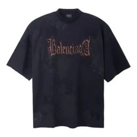Heavy Metal-T-shirt i stor storlek ”Black Faded” 744439TOVE11055