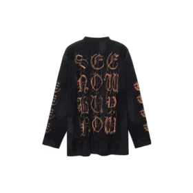 Heavy Metal-T-shirtar med långa ärmar i oversized-passform ”Black Faded” 739783TOVE11055