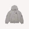 Herr-luvtröja med dragkedja i Balenciaga-grått Herr-luvtröja med dragkedja i Balenciaga-grått