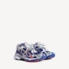 Herr-Runner-Sneakers i marinblått/rött/grått med färgövergång Herr-Runner-Sneakers i marinblått/rött/grått med färgövergång