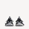 Herr-sneaker i storlek 3XL med delad logotyp i färgerna äggskal/röd/marinblå Herr-sneaker i storlek 3XL med delad logotyp i färgerna äggskal/röd/marinblå
