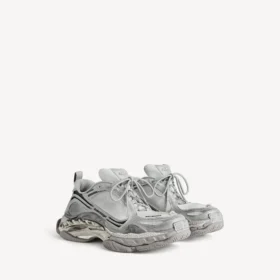 Herr-sneakers i grått med Triple S.2-gradient
