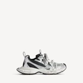 Herr-Sneakers i storlek 3XL med färgövergång i svart/grått/vitt