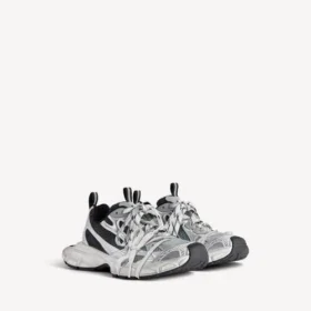 Herr-Sneakers i storlek 3XL med färgövergång i svart/grått/vitt