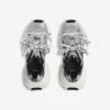Herr-Sneakers i storlek 3XL med färgövergång i svart/grått/vitt Herr-Sneakers i storlek 3XL med färgövergång i svart/grått/vitt