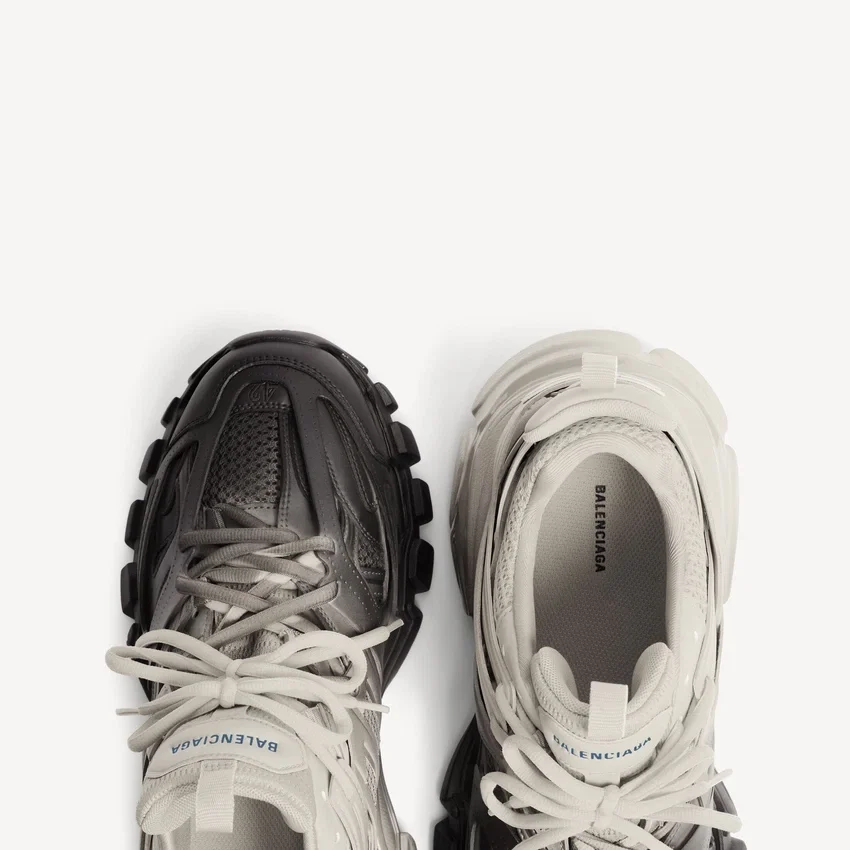 Herr-sneakers i svart/beige med tonad design Herr-sneakers i svart/beige med tonad design