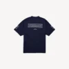 Herr-T-shirt i marinblått med WFP-motiv och medium passform