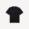 Herr-T-shirt i svart med ”Messy Spray”-motiv och medium passform