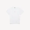 Herr-T-shirt med ”Bodies”-motiv i vit, medium passform