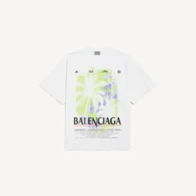 Herr-T-shirt ”The Window” i medium passform, vit