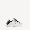 Herr-track-sneakers i vit tröjstil Herr-track-sneakers i vit tröjstil