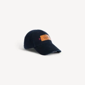 Herrkeps med logotyp i marinblått
