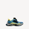 Herrs Triple S.2 Sneakers i blått/vitt/gult Herrs Triple S.2 Sneakers i blått/vitt/gult