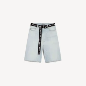Herrshorts med skärp i ljusblått