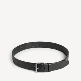 Herrskärp med präglat Balenciaga-logo i svart