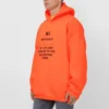 Hi My Name Is-luvtröja ”Fluorescent Orange Black” 651799TKVK57513