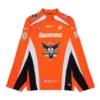 Hockey-T-shirt med paneler och långa ärmar ”Orange” 657105TKV247074