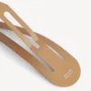 Holli XXL-klämspänne-set för dam, 2 st, i beige/glänsande silver