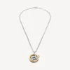 Horoskop-halsband för Tvillingarna i guld/silver Horoskop-halsband för Tvillingarna i guld/silver