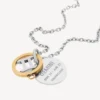 Horoskop-halsband för Tvillingarna i guld/silver Horoskop-halsband för Tvillingarna i guld/silver