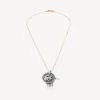 Horoskop-halsband med stjärntecknet Stenbocken i guld/silver Horoskop-halsband med stjärntecknet Stenbocken i guld/silver