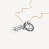 Horoskop-halsband med stjärntecknet Stenbocken i guld/silver Horoskop-halsband med stjärntecknet Stenbocken i guld/silver