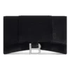Hourglass Velvet Jersey-plånbok med kedja ”Black” 6560502AAPT1000