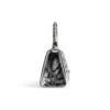 Hourglass Xs handväska med kedjebroderi ”Silver” 7204712AARN8110