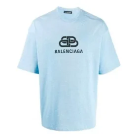 Interlocked BB Regular Fit T-shirtar ”Light Blue” 578139TGV755840
